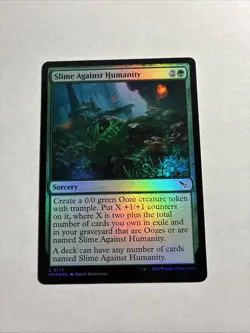 Slime Against Humanity - Murders at Karlov Manor Foil MTG Plus Bonus Card!!! - Image 1