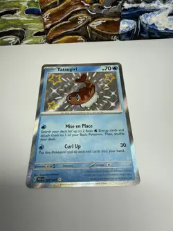 Pokemon Cards Tatsugiri 127/091 Paldean Fates Shiny Rare NM - Image 5