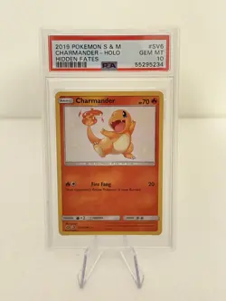 PSA 10 Charmander SV6/SV94 Hidden Fates Baby Shiny Holo Graded Pokemon Card - Image 4