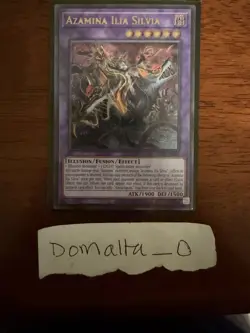 Yugioh Azamina Ilia Silvia Ultimate Rare OP28-EN003 NM/VLP - Image 1