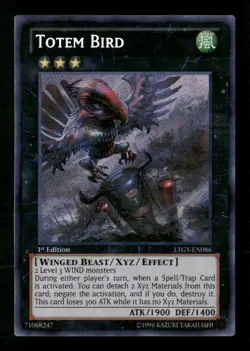 Lord of the Tachyon Galaxy #LTGY-EN086 Totem Bird 1st Edition Secret Rare - Image 1