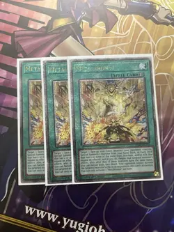 Yugioh! 3x NM Metaltronus (Quarter Century Secret Rare) RA04-EN100 - Image 1
