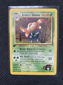 Pokemon TCG Erika's Gloom Gym Heroes 46/132 First Edition - Image 1
