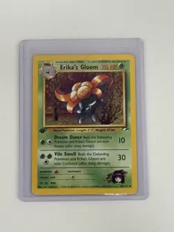 Pokemon TCG Erika's Gloom Gym Heroes 46/132 1st Edition Uncommon Card WOTC - Image 1