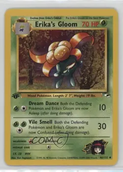 Erika's Gloom 1st Ed. Pokemon Gym Heroes #46 2000 - Image 1