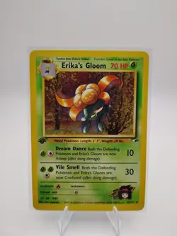 Pokemon TCG Erika’s Gloom Gym Heroes 46/132 Uncommon 1st Edition LP/NM - Image 1