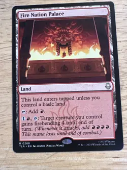 MTG Avatar R Fire Nation Palace #0268 - Image 1