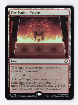 Fire Nation Palace (Foil) 0268 (R) MTG Avatar: The Last Airbender (TLA) - Image 1