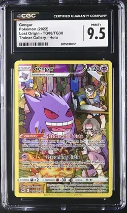 Pokemon Gengar (2022) Lost Origin TG06/TG30 CGC 9.5 - Image 1