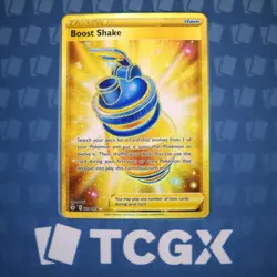 Pokemon - Boost Shake (Secret) - 229/203 - SWSH07: Evolving Skies - Holo NM - Image 1