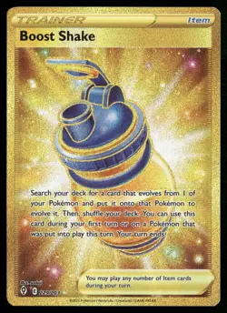 Boost Shake Secret Rare SWSH07: Evolving Skies 229/203 NM Pokemon TCG - Image 1