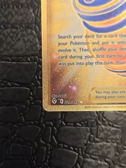 Pokemon Boost Shake (Secret) 229/203 SWSH07: Evolving Skies Holo Gold TCG NM - Image 4