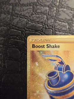 Pokemon Boost Shake (Secret) 229/203 SWSH07: Evolving Skies Holo Gold TCG NM - Image 5