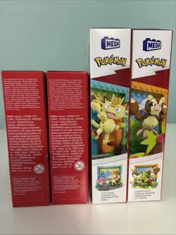 New! Sealed MEGA Pokemon Lot of 4 Sets - HTJ01 HTJ02 HTJ03 HTJ04 Mattel - Image 5