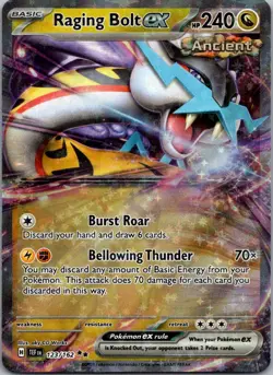 Raging Bolt ex Double Rare SV05: Temporal Forces 123/162 NM - Image 1