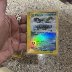 5 Card Pokemon Lot (4 E-readers: Raikou, Steelix, Gyarados, Arcane) Blastoise - Image 3