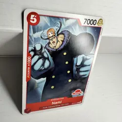 One Piece card, Nami (Franky body switch) OP10-013 C, red straw hat logo 17 - Image 3