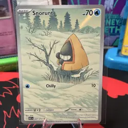 Pokemon Snorunt 227/217 SV04 Paradox Rift Basic 70 HP 10 Atk Ice Card - Image 1
