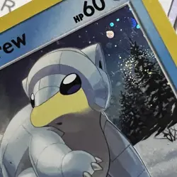 Alolan Sandshrew 19a/145 Cosmos Holo Pokemon Card Guardians Rising LP 2017 Swirl - Image 3