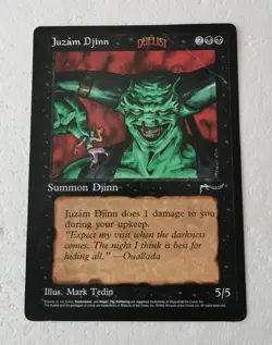 JUZAM DJINN JUMBO 6 x 9 PROMO CARD - VINTAGE MAGIC THE GATHERING 1996 - Image 1