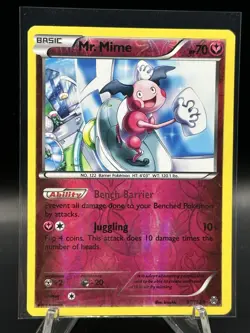 Mr. Mime - 97/162 - Rare - Reverse Holo x1 XY BREAKthrough Pokemon Card - Tcg - Image 1