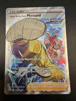Rapid Strike Style Mustard TG27/TG30 Brilliant Stars Trainer Gallery Pokemon - Image 1