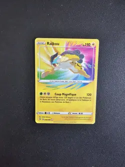Carte Pokemon - Raikou 050/185 Amazing Rare EB04 Voltage Eclatant FR NEUF - Image 1