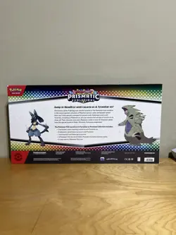 Pokemon TCG Prismatic Evolutions Lucario Ex Tyranitar Ex Premium Collection Box - Image 3