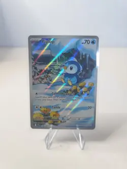 Pokemon TCG Piplup 98/94 Phantasmal Flames Illustration Rare Mega Evolution - Image 1