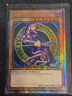 Yugioh! Dark Magician TN23-EN001 Quarter Century Secret Rare 1st Edition NM - Image 1