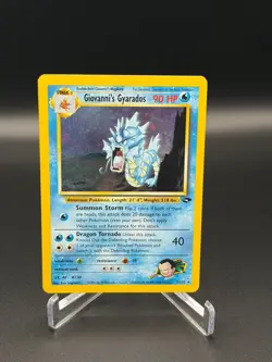 Giovanni's Gyarados 5/132 Pokemon Gym Challenge Holo MP-LP (Vintage) - Image 1