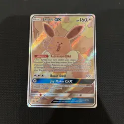 Pokemon TCG Eevee GX SM233 Full Art Promo Black Star Ultra Rare Holo - Image 1