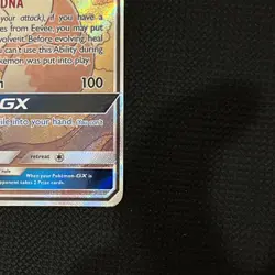 Pokemon TCG Eevee GX SM233 Full Art Promo Black Star Ultra Rare Holo - Image 2