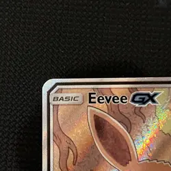 Pokemon TCG Eevee GX SM233 Full Art Promo Black Star Ultra Rare Holo - Image 4