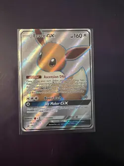 Eevee GX (Full Art Holo) Pokemon Sun & Moon Black Star Promo #SM242 NM - Image 1