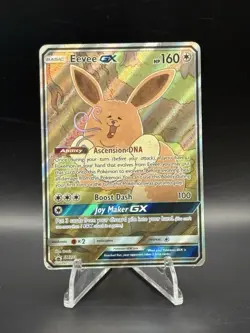 LP Pokemon TCG Eevee GX SM233 Full Art Black Star Promo Sun & Moon - Image 1