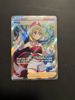 Pokemon Irida TCG Full Art Ultra Rare Holo Card 186/189 Astral Radiance LP - Image 1