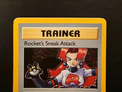 Pokemon Rocket’s Sneak Attack 16/82 Team Rocket 1st Edition Holo Rare NM/LP WOTC - Image 3