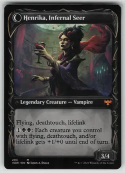 MTG Henrika Domnathi (Showcase) Normal Innistrad: Crimson Vow # 293 NM - Image 2