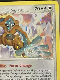 Pokemon TCG Deoxys Delta Species 2/17 Pop Series 4 Holo Rare LP ~SWIRL~ - Image 3