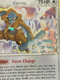 Pokemon TCG Deoxys Delta Species 2/17 Pop Series 4 Holo Rare LP ~SWIRL~ - Image 4