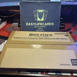 One Piece TCG Premium Card Collection Film Red Edition English (Box Open) - Image 1
