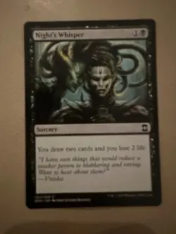 MTG - Night's Whisper - Eternal Masters - NM - Image 1