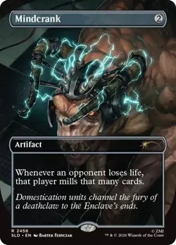Mindcrank (2456) - NON-FOIL - Secret Lair x Fallout - Rad MTG NM - PRESALE - Image 1