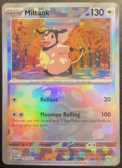 Miltank - Master Ball Pattern 081/131 Pokemon TCG Prismatic Evolutions Holo NM - Image 1