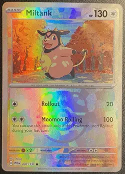 Miltank - Master Ball Pattern 081/131 Pokemon TCG Prismatic Evolutions Holo NM - Image 2