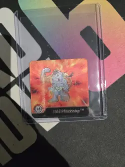 Artbox Pokemon Action Flipz Series One (1999) Machop/Machoke/Machamp No.28 - Image 2