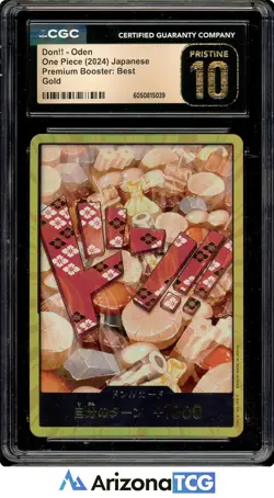 One Piece 2024 Don!! Oden Gold Premium Booster: Best Japanese BLACK LABEL CGC 10 - Image 1