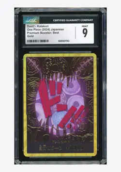 One Piece CGC 9 Don!! Katakuri Gold 2024 Premium Booster Japanese - Image 1