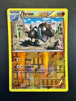 Pokemon TCG Tyrunt 61/111 XY Furious Fists Reverse Holo Uncommon VLP LP+/NM - Image 1